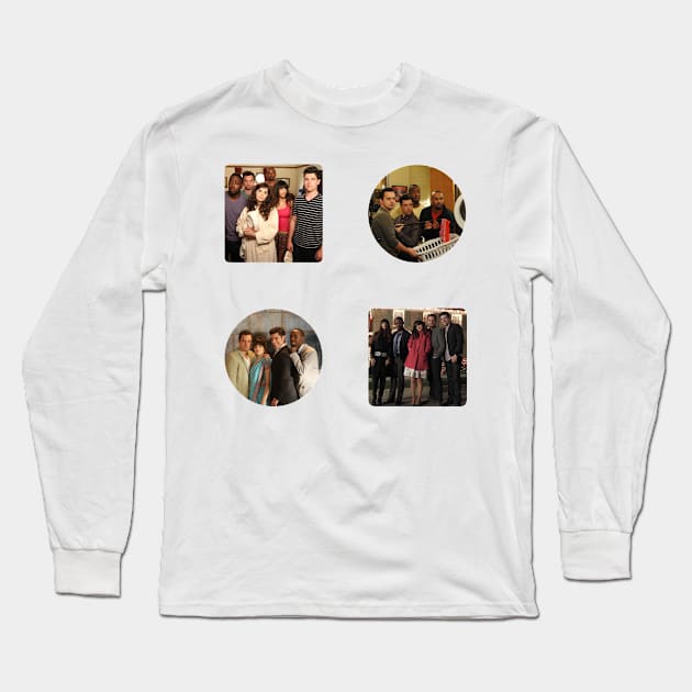 New Girl Sticker Pack Long Sleeve T-Shirt by voidstickers